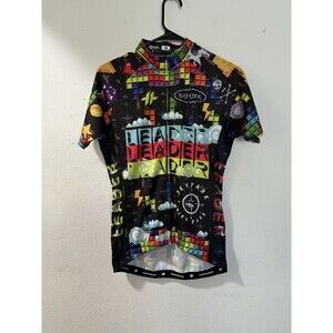 Hyperthreads Cycling Shirt, Size M Chest 38” Has Custom Logo